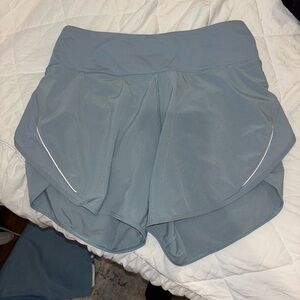 Lululemon Athletica Blue-Gray Athletic Shorts